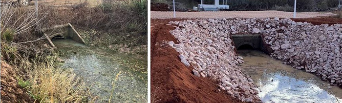 3_Before and after photos of a channel bank rebuild in Hanwood_mailchimp