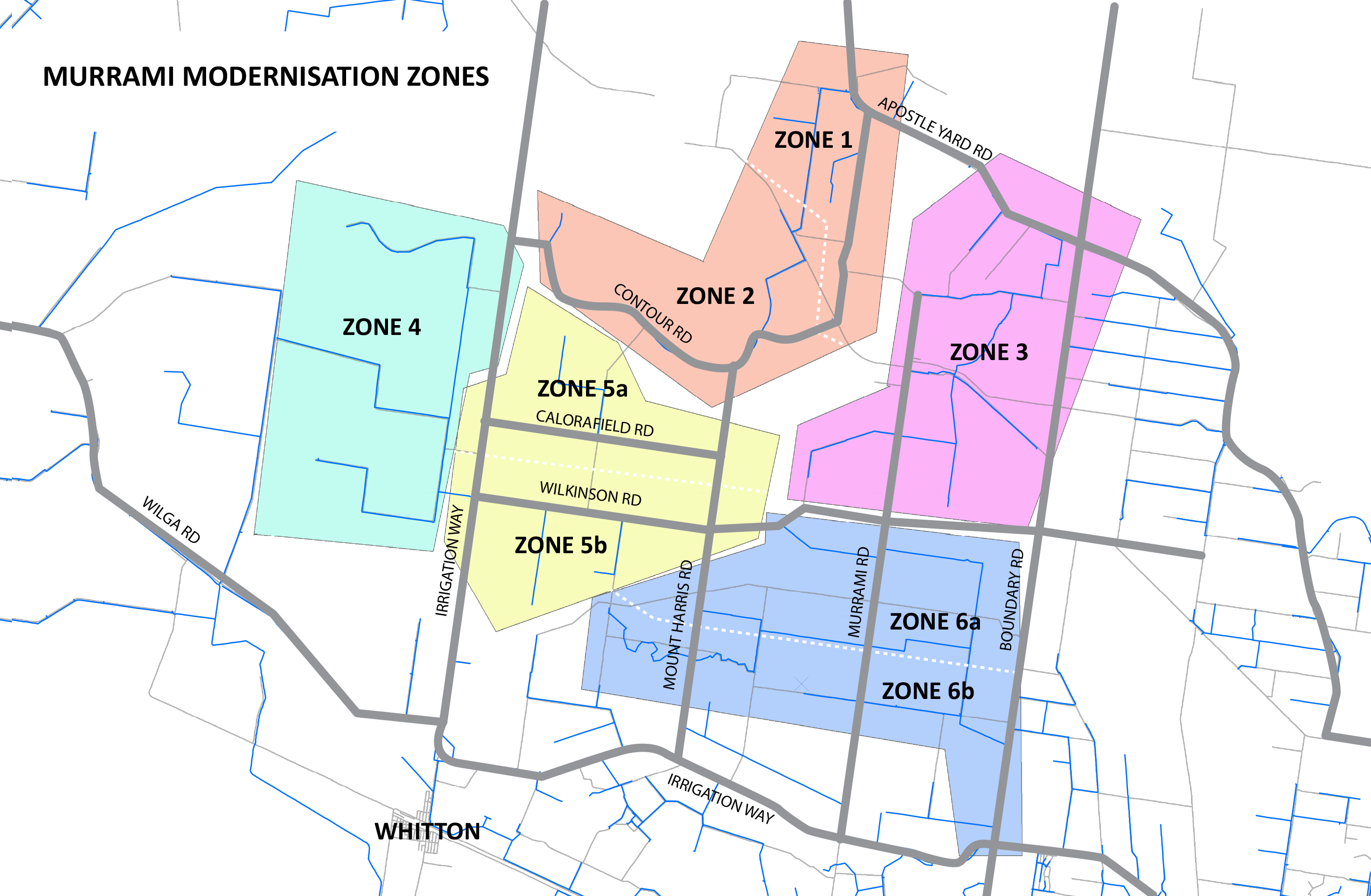 Murrami 2021 zones map